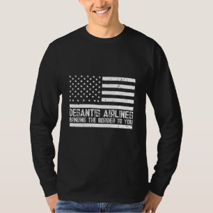 T-shirt Compagnie aérienne rétro vintage DeSantis Airlines