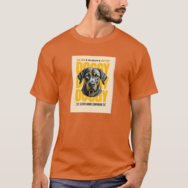 T-shirt Compagnon canin intelligent. (Devant)