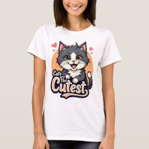 T-shirt Compagnon de chat cool