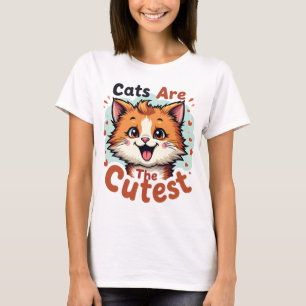 T-shirt Compagnon de chat cool