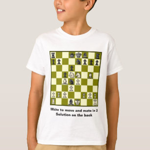 T-shirt Compagnon d'échecs dans 2 le puzzle #2