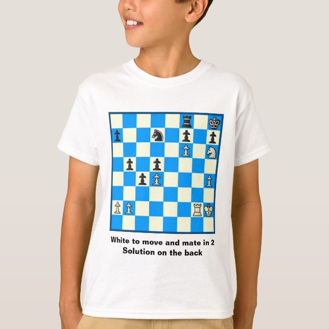 T-shirt Compagnon d'échecs dans 2 le puzzle #5 (Devant)