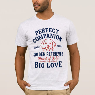 T-shirt Compagnon Ultime Golden Retriever 