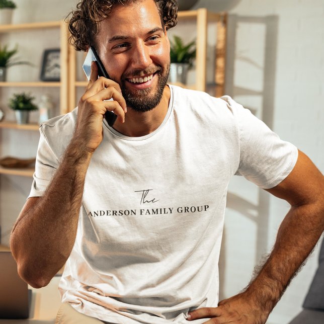 T-shirt Company Business Name Uniform Branded (Créateur téléchargé)