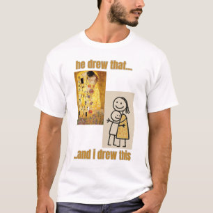 T-shirt Comparaison artistique amusante avec les figures K