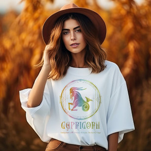 T-shirt Compatibilité Capricorne Conçue