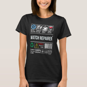 T-shirt Compétences de réparateur de montres incluses Réso
