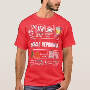 T-shirt Compétences de réparateur de vélo Inclus Amateurs 
