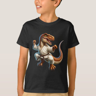 T-shirt Compétences impressionnantes de Karate Dino