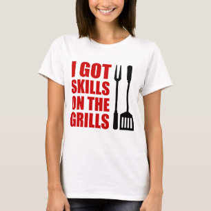 T-shirt Compétences Sur Les Grills