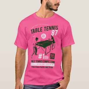 T-shirt Compétition de tennis de table