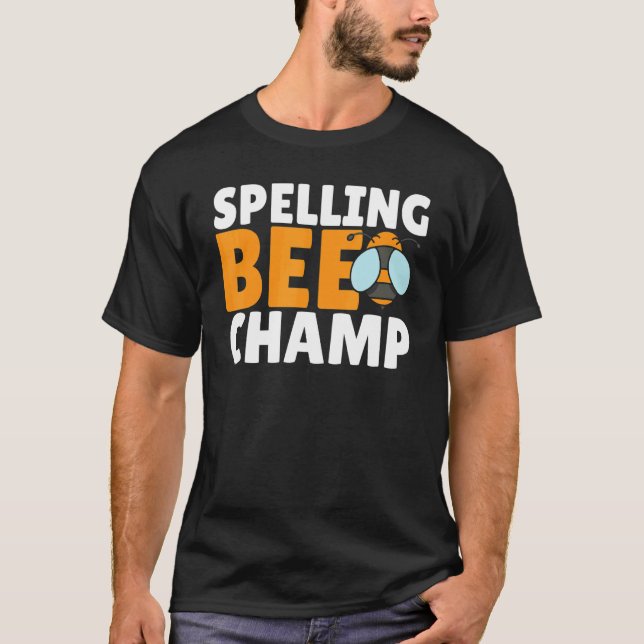 T-shirt Competitive Spelling Contest Word Nerd Spelling Be (Devant)
