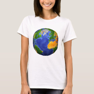 T-shirt Complétez La Terre Avec Des Données Topographiques