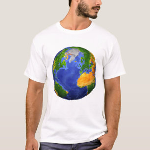 T-shirt Complétez La Terre Avec Des Données Topographiques