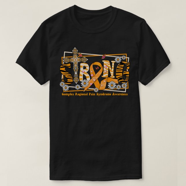 T-shirt Complexe régional de la douleur syndrome de la con (Design devant)