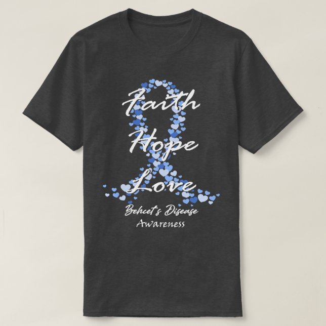 T-shirt Comportements Maladie Sensibilisation Foi Espoir A (Design devant)
