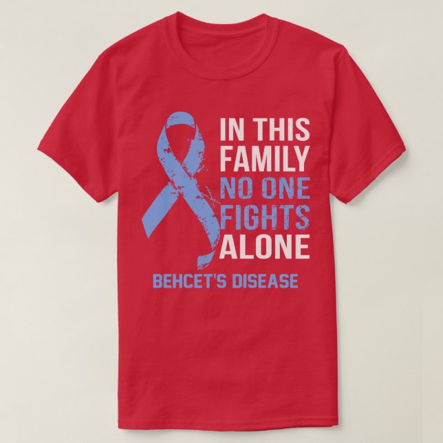 T-shirt Comportements Maladie Sensibilisation Personne ne  (Design devant)