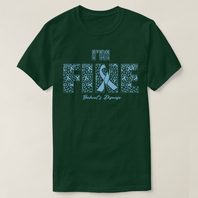 T-shirt Comportements Sensibilisation Maladie Rubans fins  (Design devant)