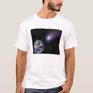 T-shirt Composé de Digitals d'un titre de comète vers l'