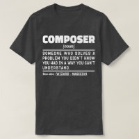 Compositeur Noun Musique Amant Drôle Sayons Sarcas