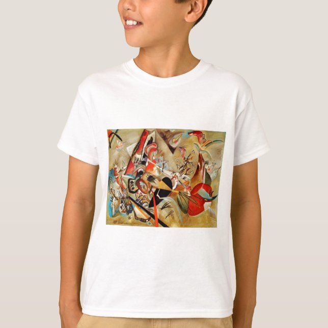 T-shirt Composition Abstraite de Kandinsky (Devant)