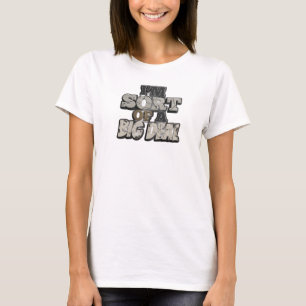 T-shirt Composition artistique audacieuse UN TRUC ASSEZ IM