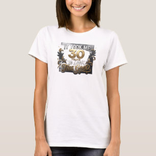 T-shirt Composition artistique bleue TOOK 30 LOOK GOOD Art