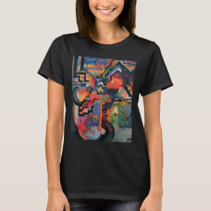 T-shirt Composition colorée par August Macke, Art ancien
