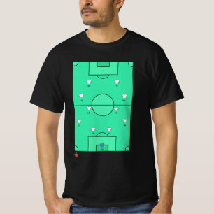 T-shirt Composition d'équipe de football personnalisée 442