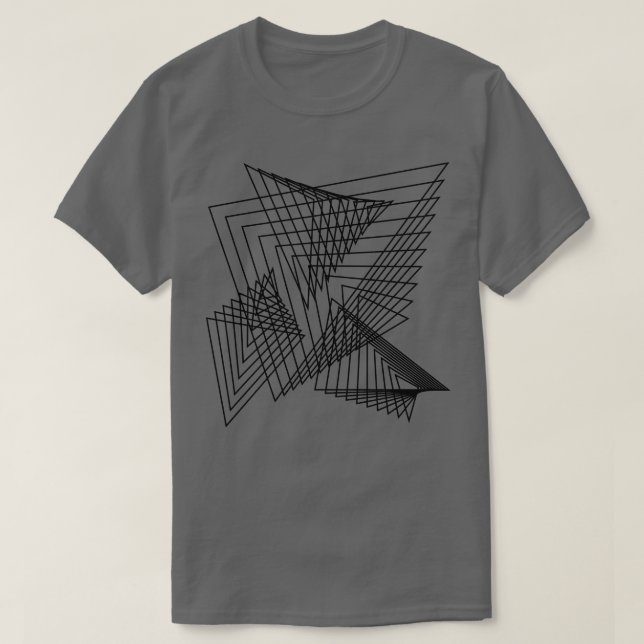 T-shirt composition des triangles 5 (Design devant)