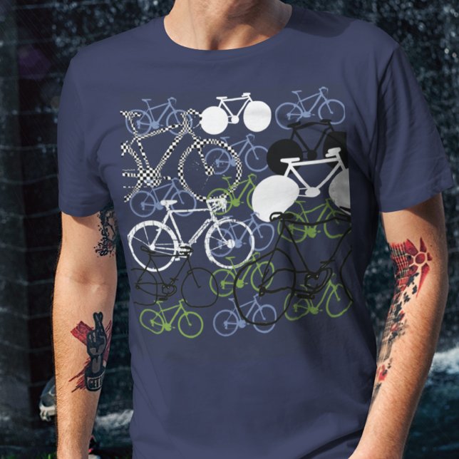 T-shirt Composition des vélos (Créateur téléchargé)