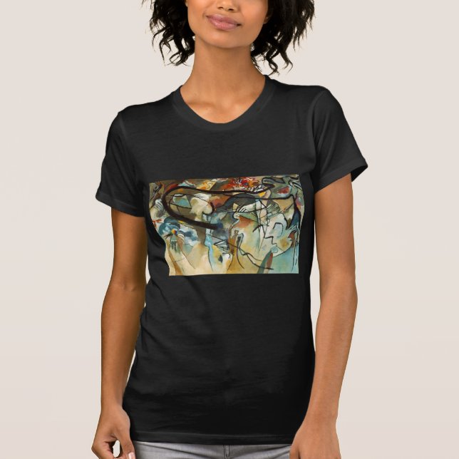 T-shirt Composition Kandinsky V Peinture Abstraite (Devant)