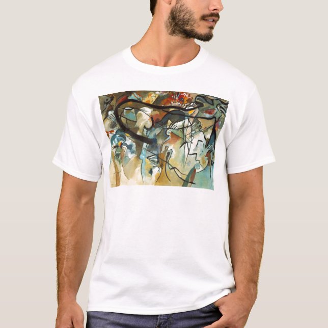 T-shirt Composition Kandinsky V Peinture Abstraite (Devant)