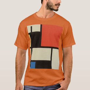 T-shirt Composition mondrienne moderne Abstrait Texas Oran
