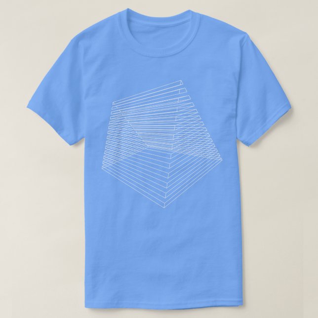 T-shirt composition triangulaire 3d (Design devant)