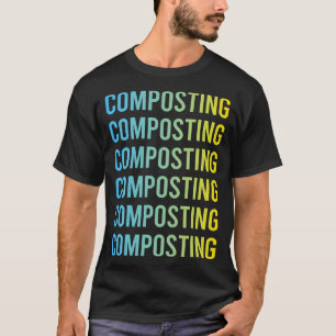 T-shirt Composteur Compost Compostage Jaune Bleu