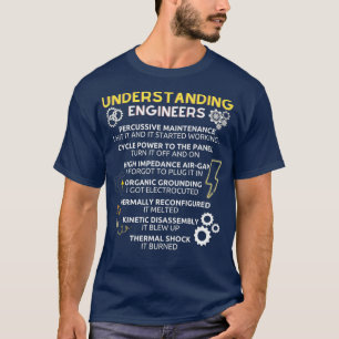 T-shirt Comprendre les ingénieurs Comprendre de façon am