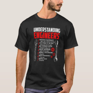 T-shirt Comprendre les ingénieurs mécanique Sarcastique En