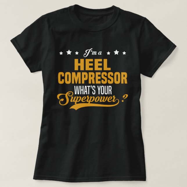 T-shirt Compresseur de talon (Design devant)