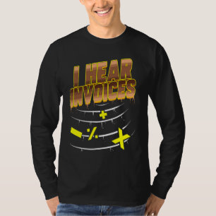 T-shirt comptabilité pour conseillers fiscaux comptables