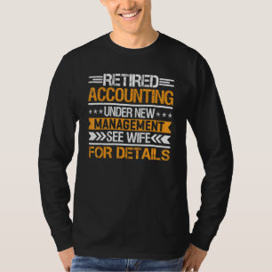 T-shirt Comptabilité retraitée sous nouvelle direction voi
