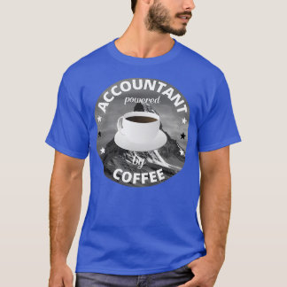 T-shirt Comptable Actionné Par Des Cadeaux De Café