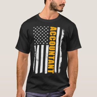 T-shirt Comptable américain