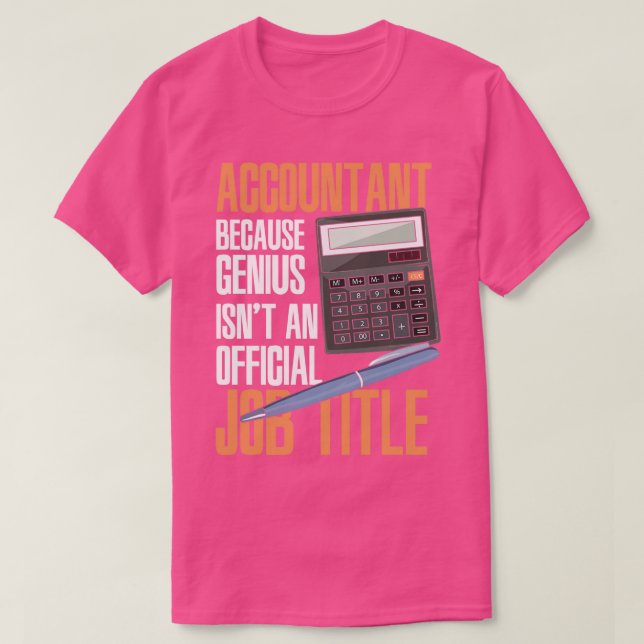 T-shirt Comptable comptable comptable comptable comptable  (Design devant)