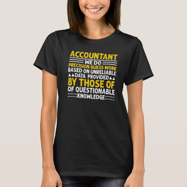 T-shirt Comptable comptable comptable comptable comptable  (Devant)