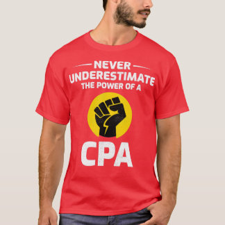 T-shirt Comptable Comptable Cpa Étudiant Drôle cadeau