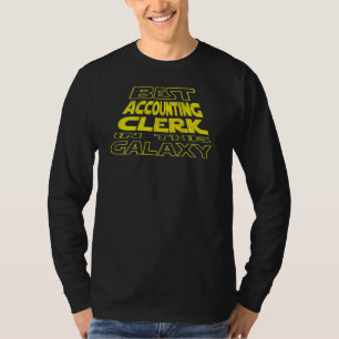 T-shirt Comptable Conception arrière de l'espace