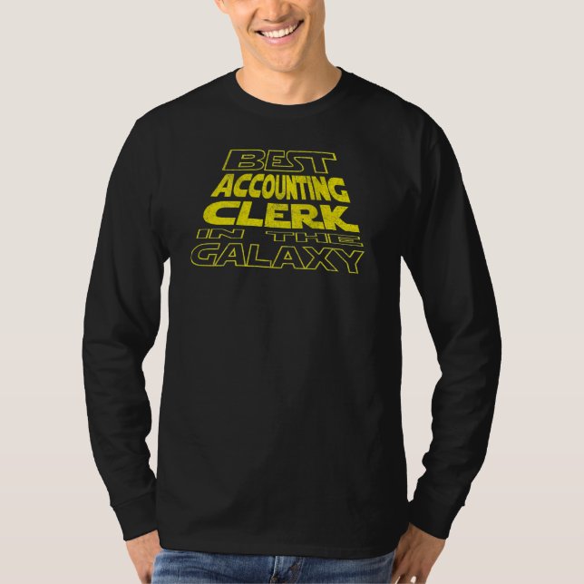 T-shirt Comptable Conception arrière de l'espace (Devant)