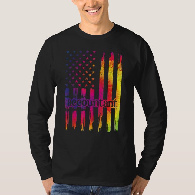 T-shirt Comptable Fier Us Signet comptable Comptabilité fi (Devant)