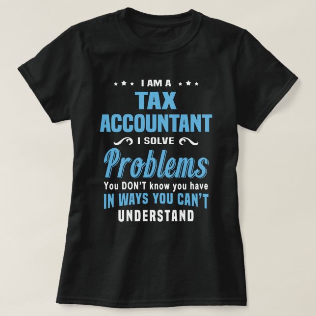 T-shirt Comptable fiscal (Design devant)